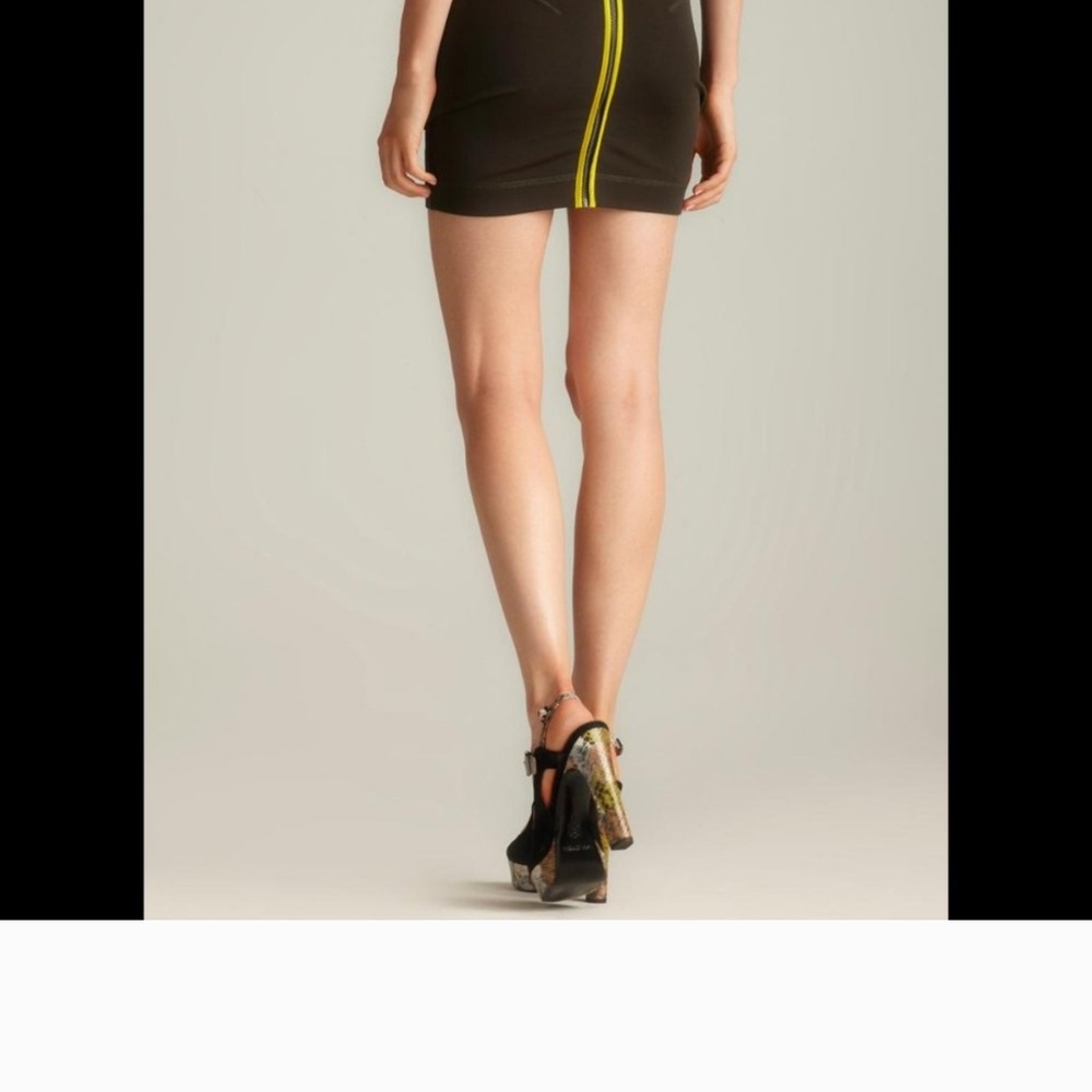 French Connection Skirt with Yellow Detail